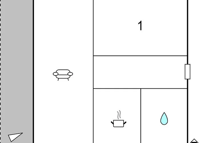 Lejlighed 1 Bedroom Cozy In